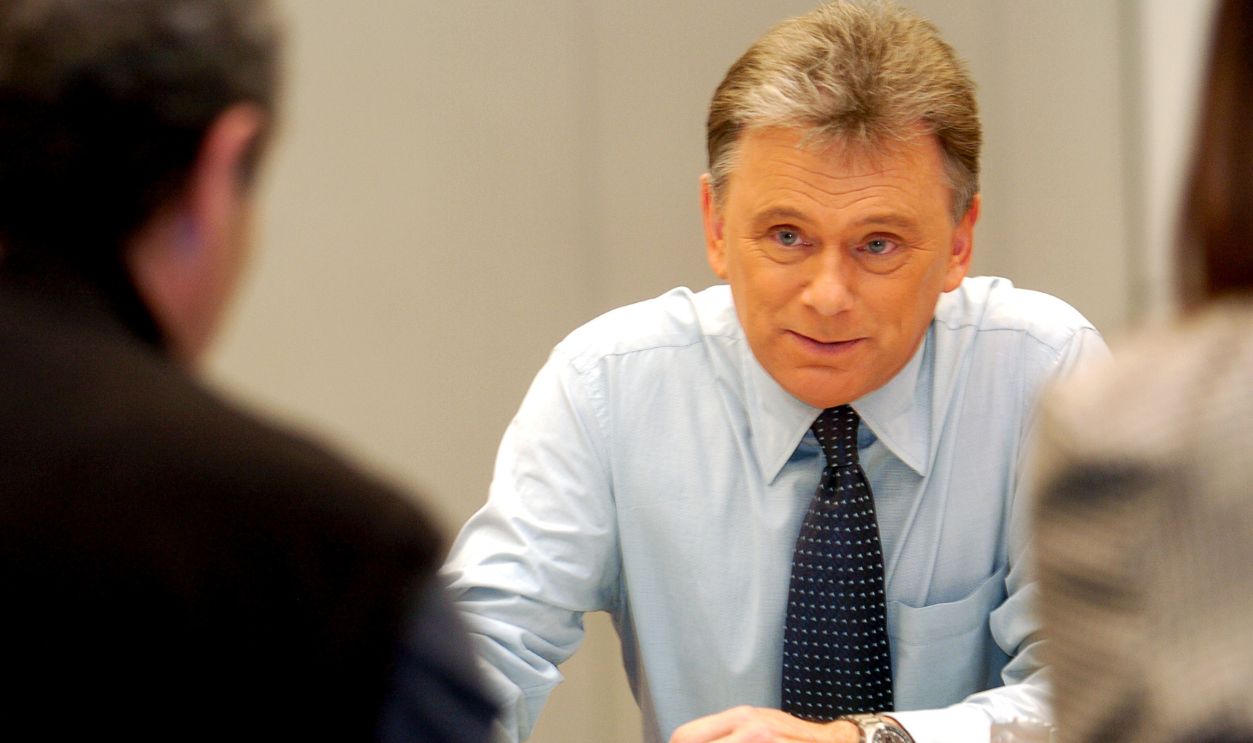 Pat Sajak answers questions from the media prior to taping Friday March 24, 2006 at the Colorado Convention Center in Denver