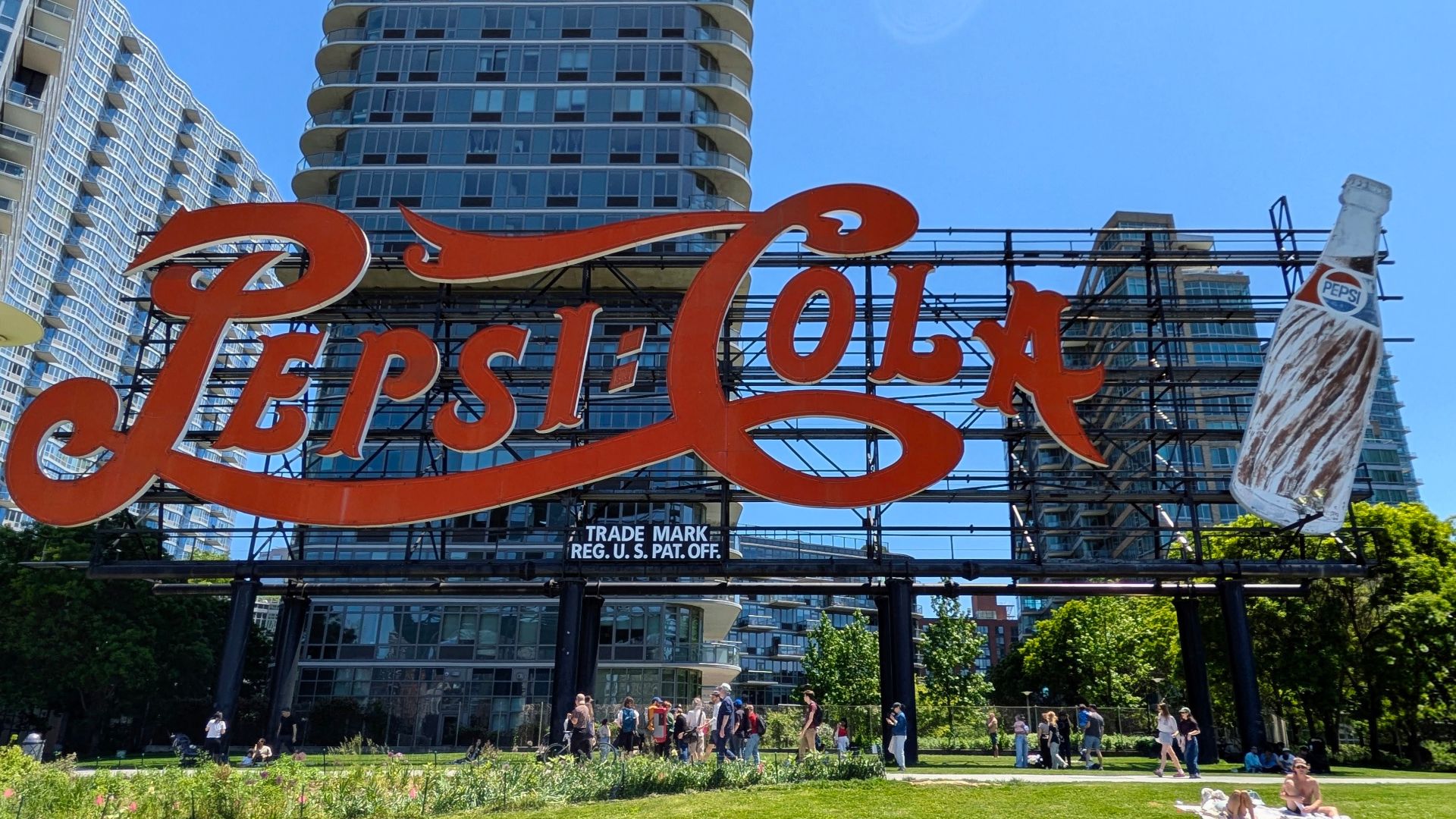 Pepsi-Cola sign (sign in Long Island City, Queens, New York)