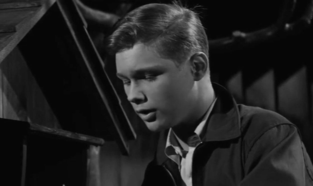 Screenshot from Blue Denim (1959)