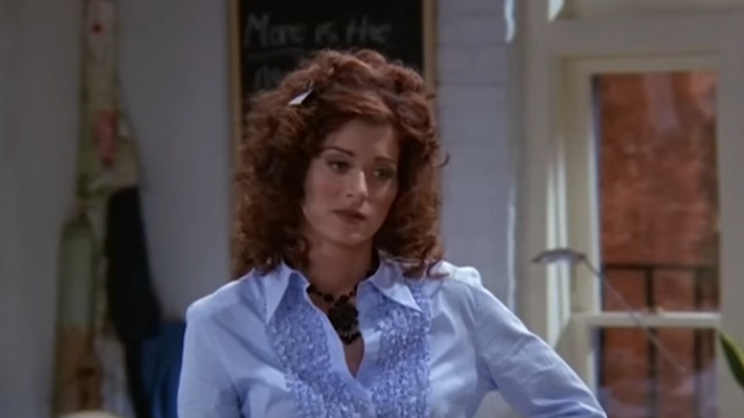 A visually captivating still taken from a pivotal moment in the television sitcom Will & Grace (1998-2020)