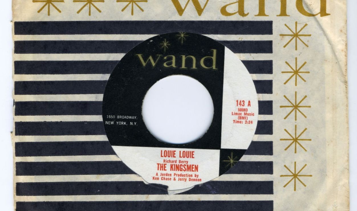 45 rpm record 'Louie Louie' by The Kingsmen