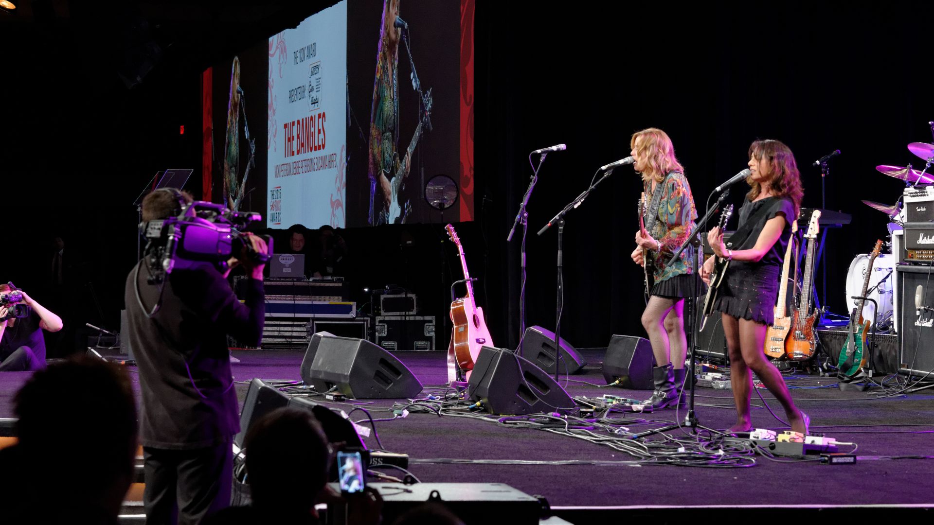 The Bangles performing live at the WiMN