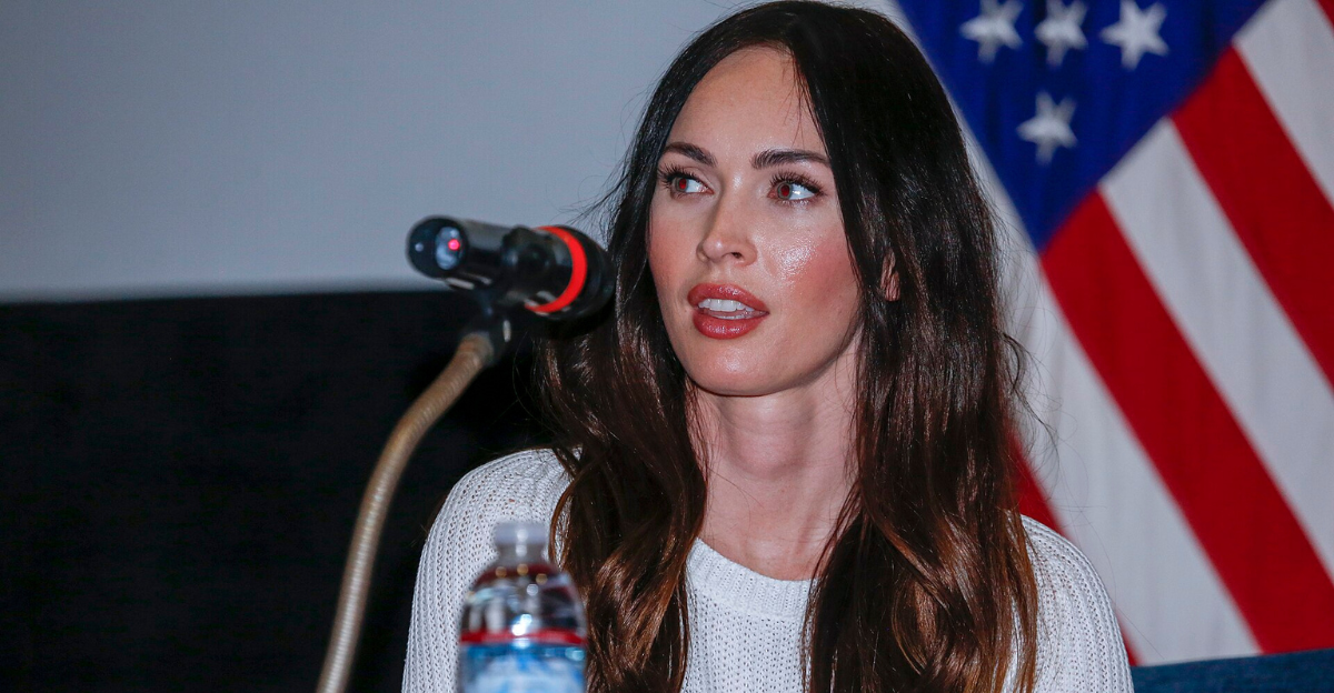 Actor Megan Fox visited service members