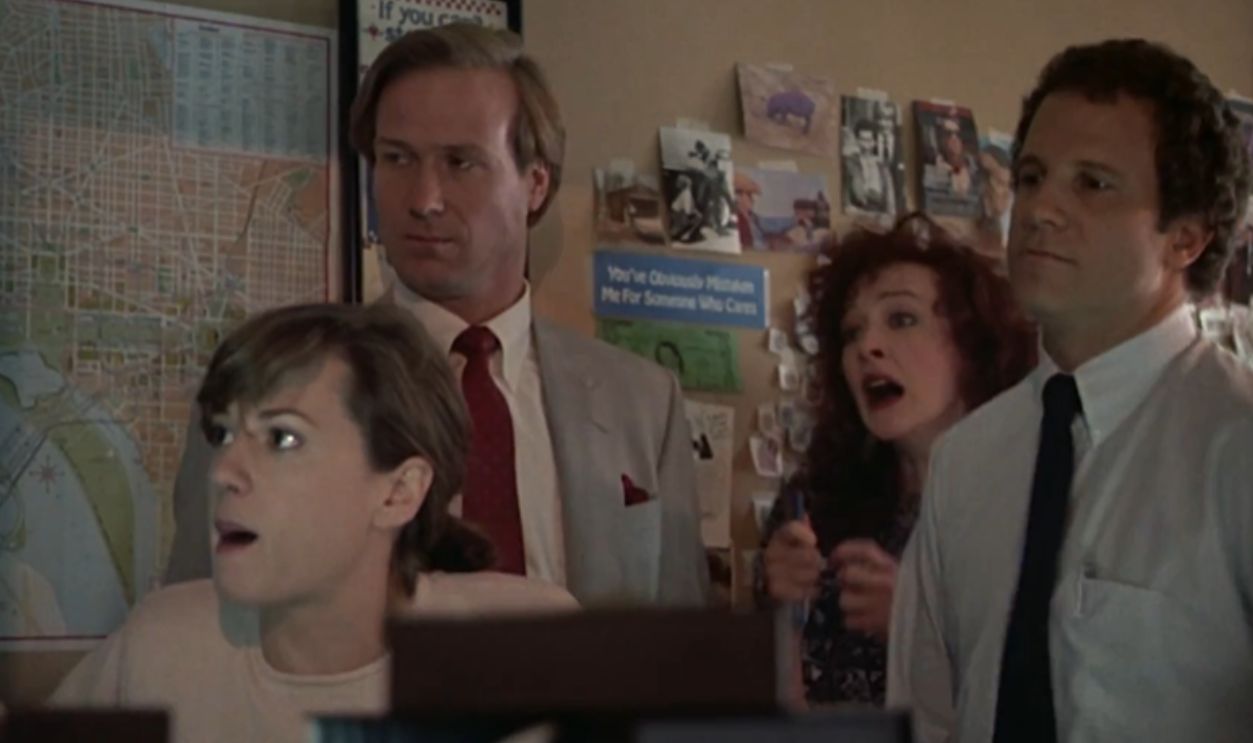 Screenshot from Broadcast News (1987)