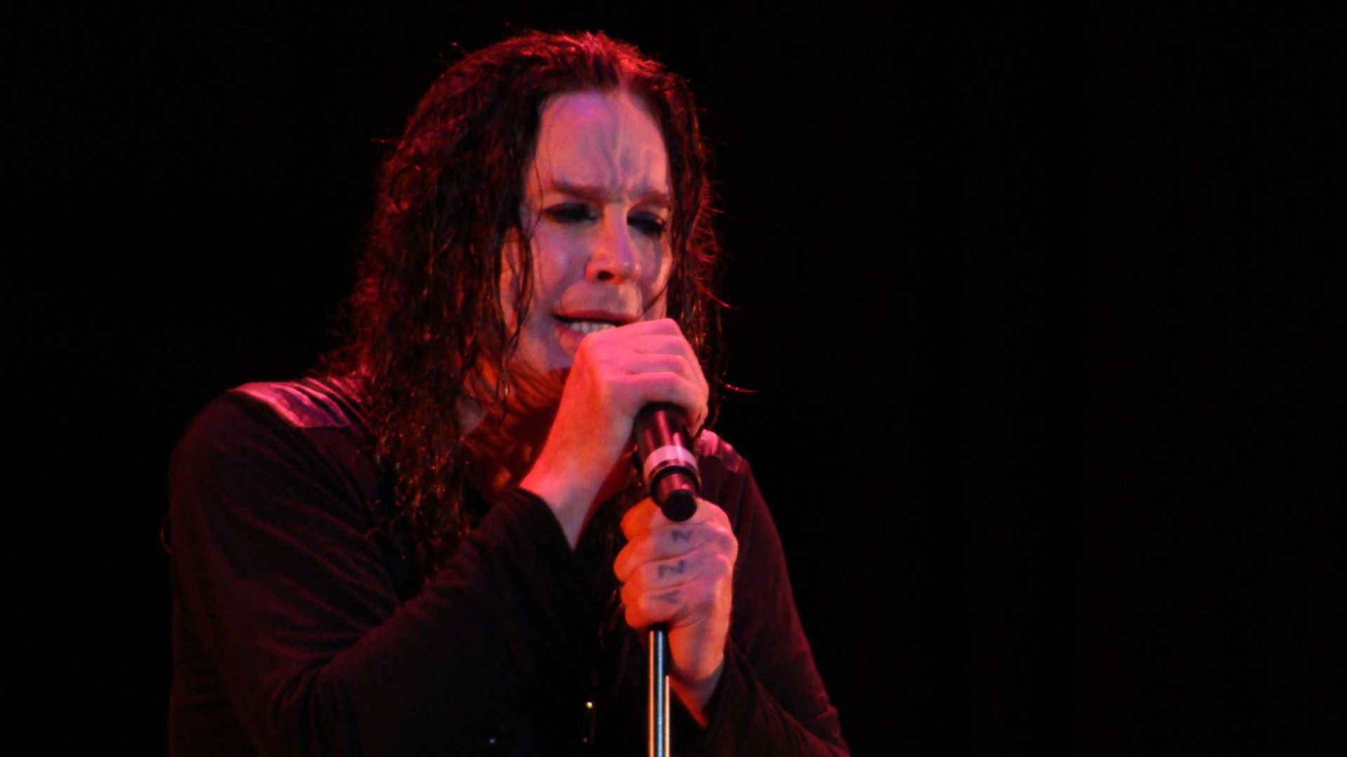 Ozzy Osbourne durante l'Azkena Rock festival del 2011