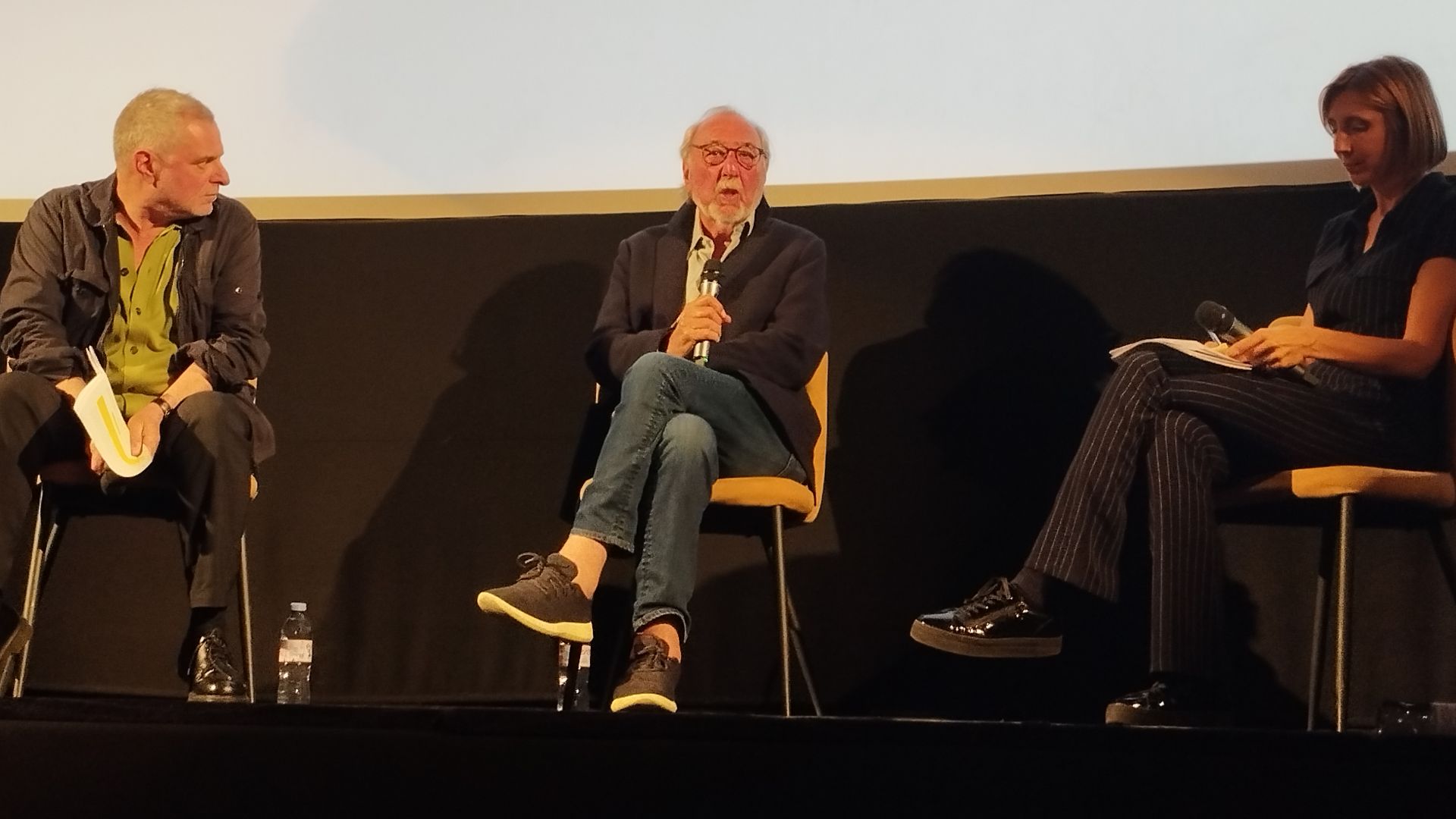 Pierre Salvadori et James L. Brooks à l'avant-première d'