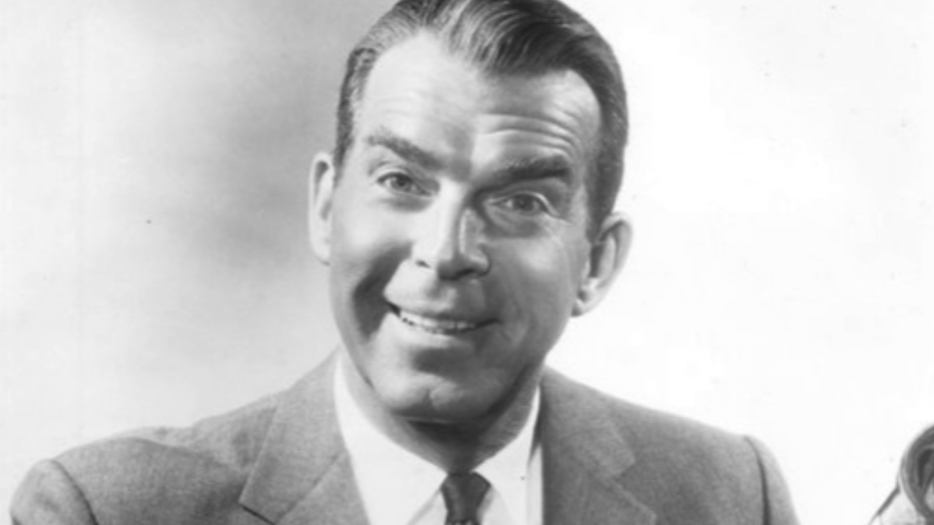 Photo of Fred MacMurray as Steve Douglas from the television program My Three Sons.