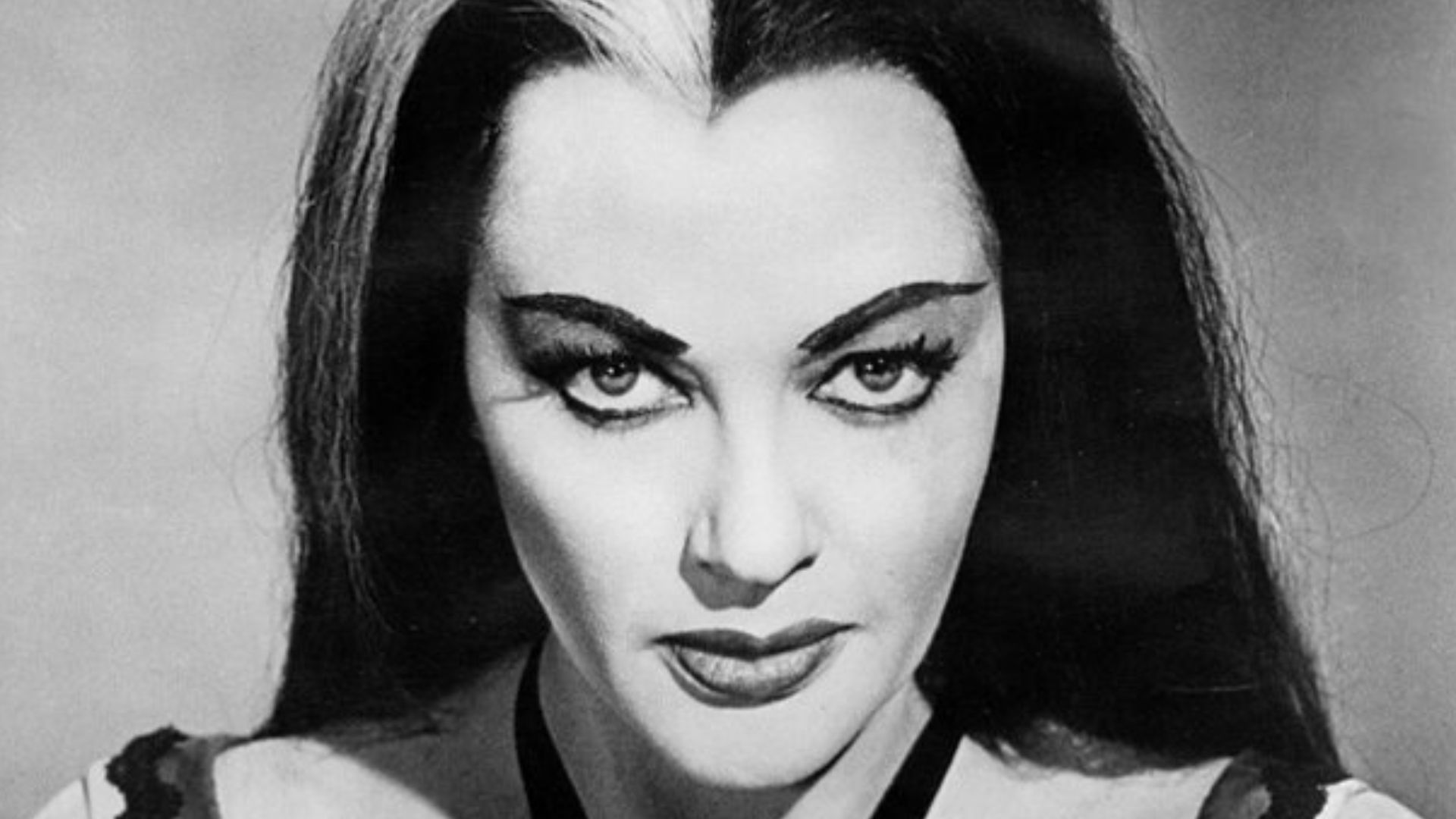 American actress Yvonne de Carlo as Lily Munster in a publicity photograph from 1964.