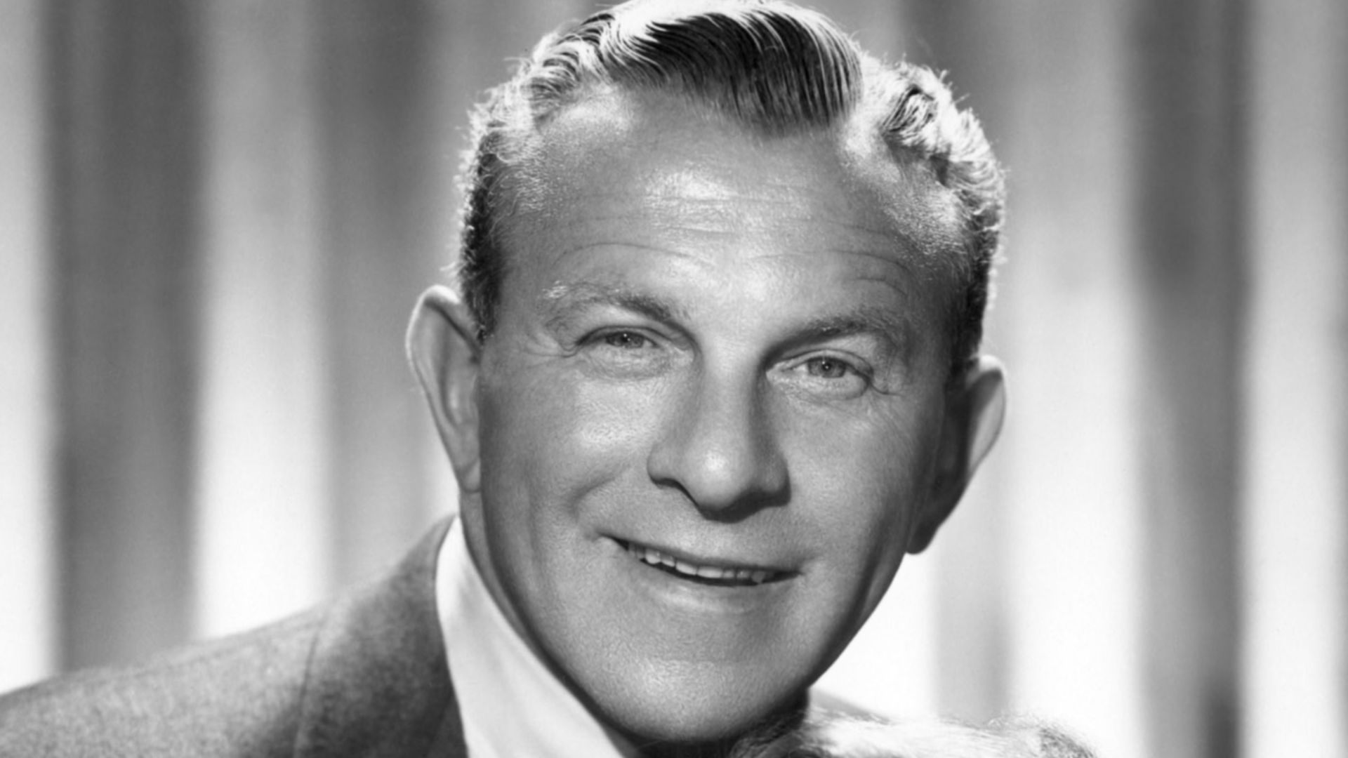 Publicity photo of George Burns and wife Gracie Allen.
