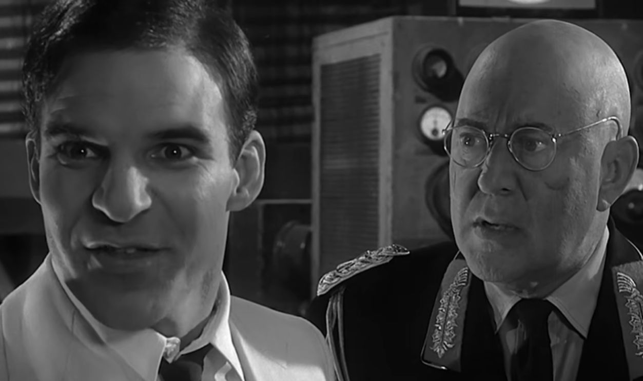 Screenshot from Dead Men Don't Wear Plaid (1982)