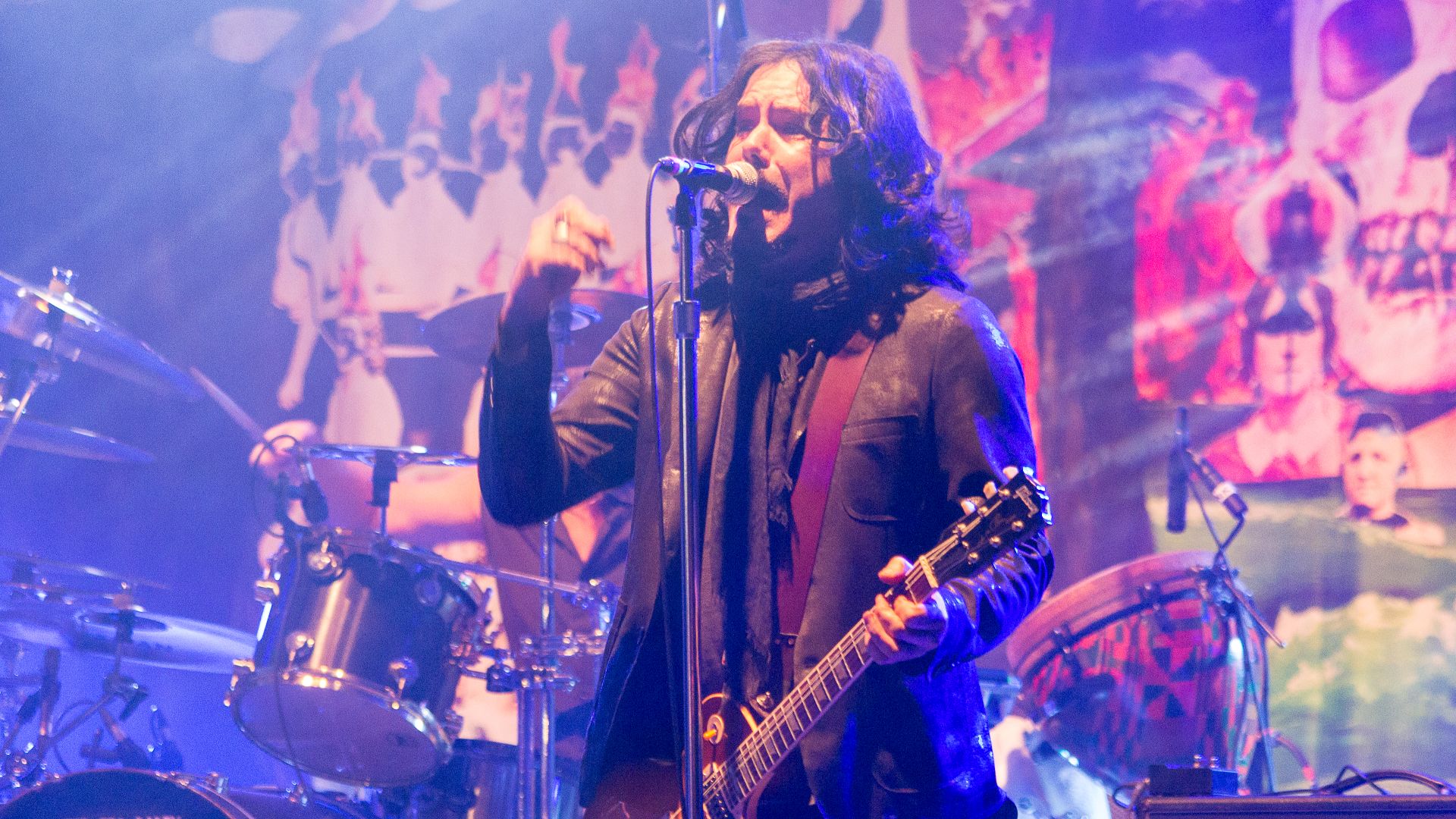 Jeff Martin of theTea Party performing at the Sound of Music Festival in Burlington, ON