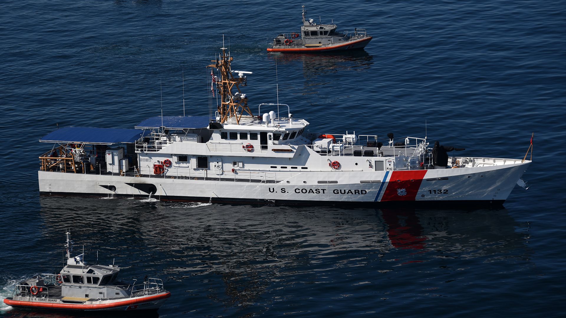 Coast Guard Fast Response Cutter Benjamin Bottoms arrives in LA.