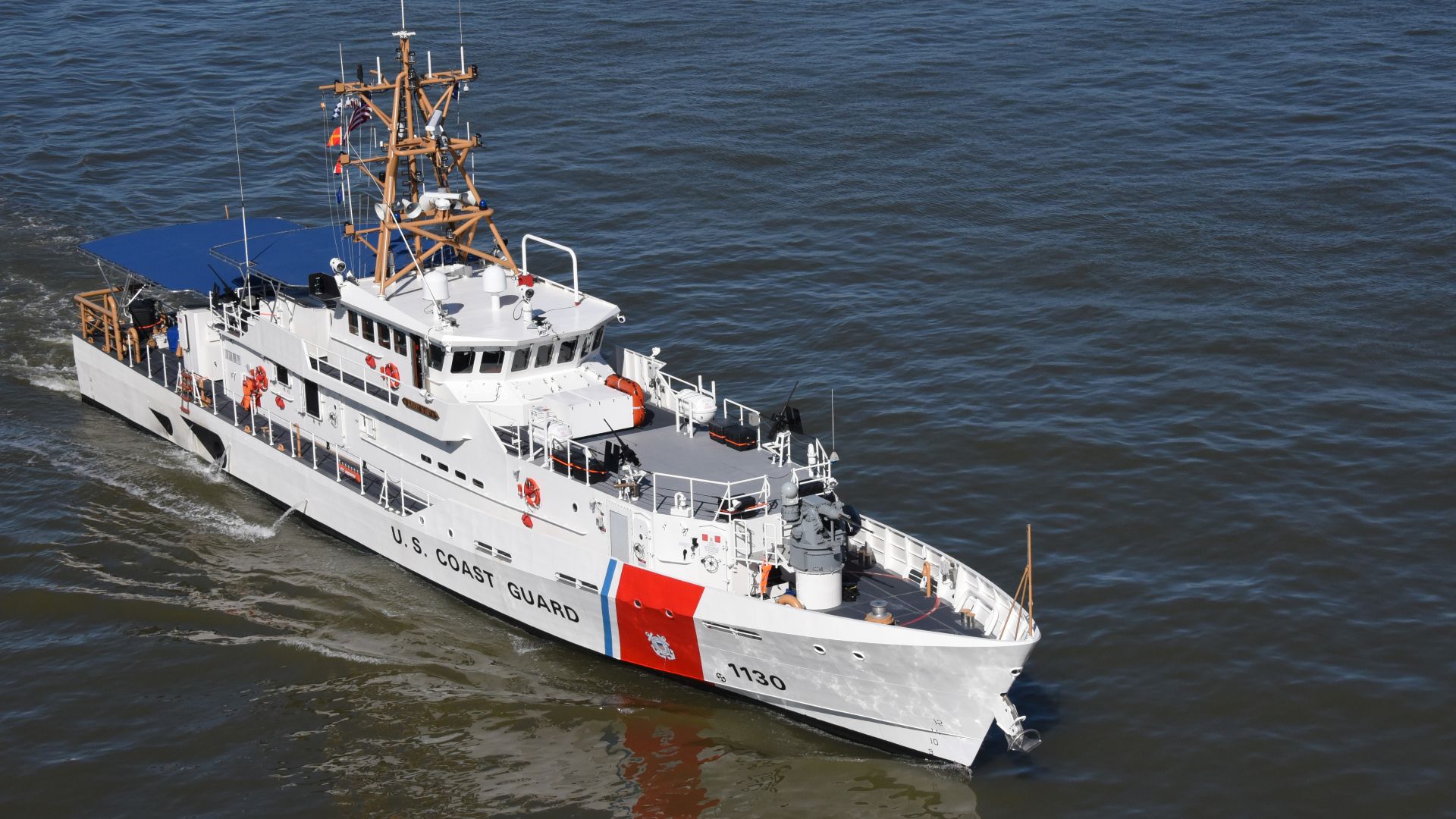 The Coast Guard Cutter Robert Ward, a Sentinel Class Fast Response Cutter (FRC) homeported at Coast Guard Base Los Angeles-Long Beach, arrives in San Francisco, Feb. 22, 2019. The Robert Ward is the newest Coast Guard cutter to be stationed in California 