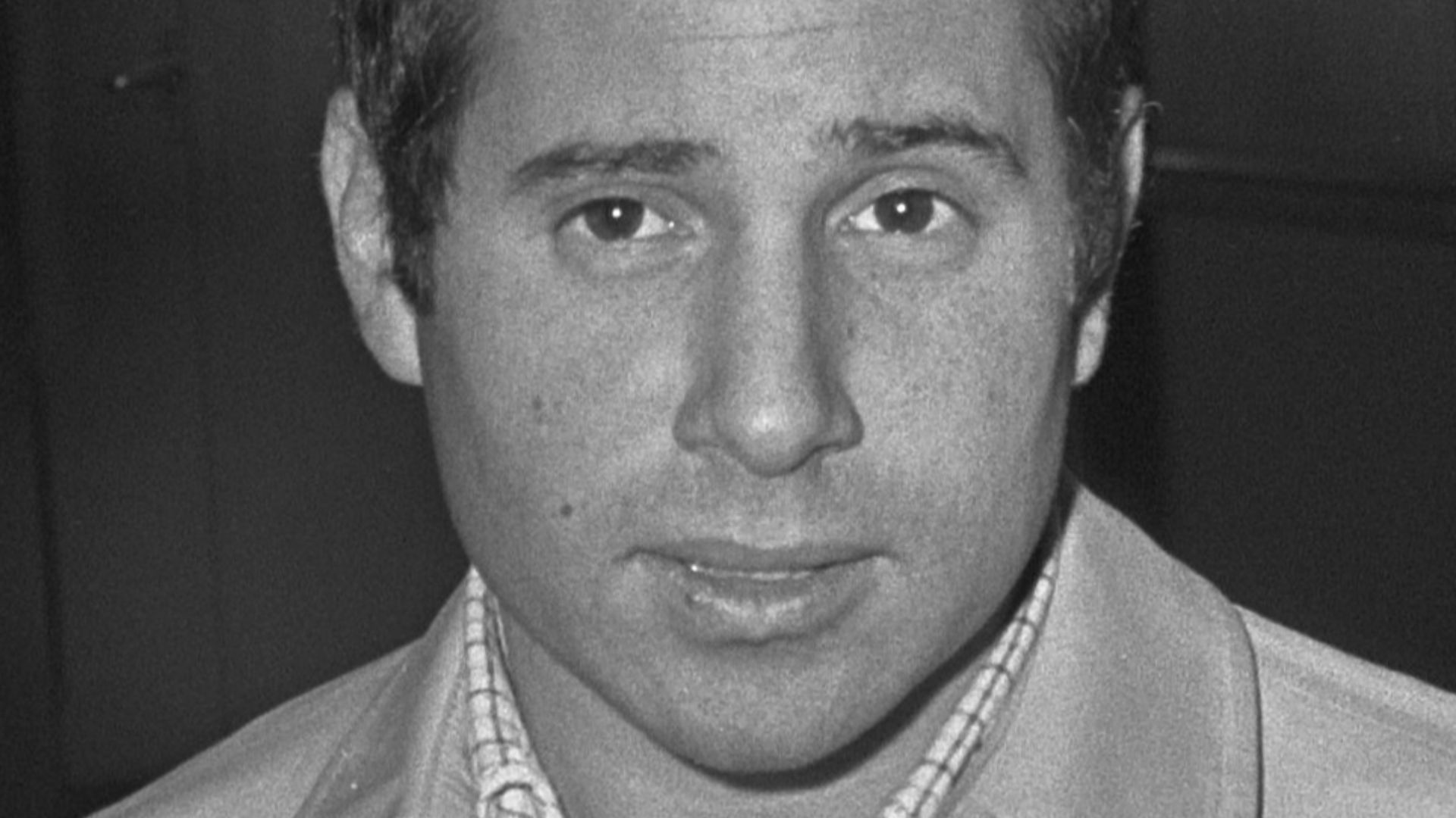 Simon & Garfunkel arrive at Schiphol Airport, The Netherlands in 1966.