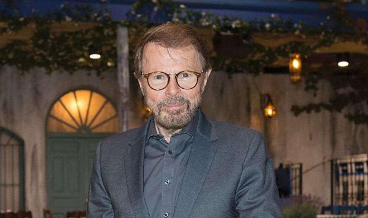 Bjorn Ulvaeus, a member of Swedish disco group ABBA poses for a picture at 