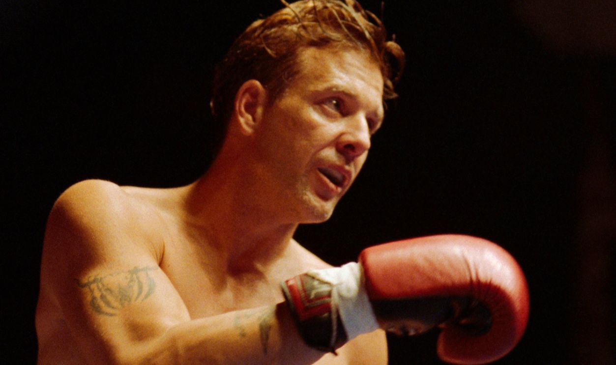 Gettyimages-524332576 - Mickey Rourke in Boxing Match