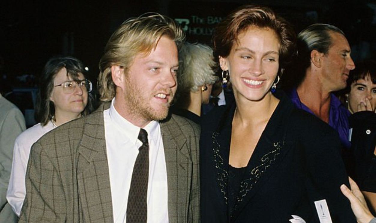 Kiefer Sutherland and Julia Roberts during