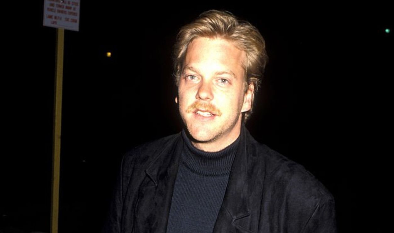 Kiefer Sutherland during Sandy Gallin's 50th Brithday Party Hosted by Barry Diller at Eureka Restaurant in West Los Angeles, California, United States.