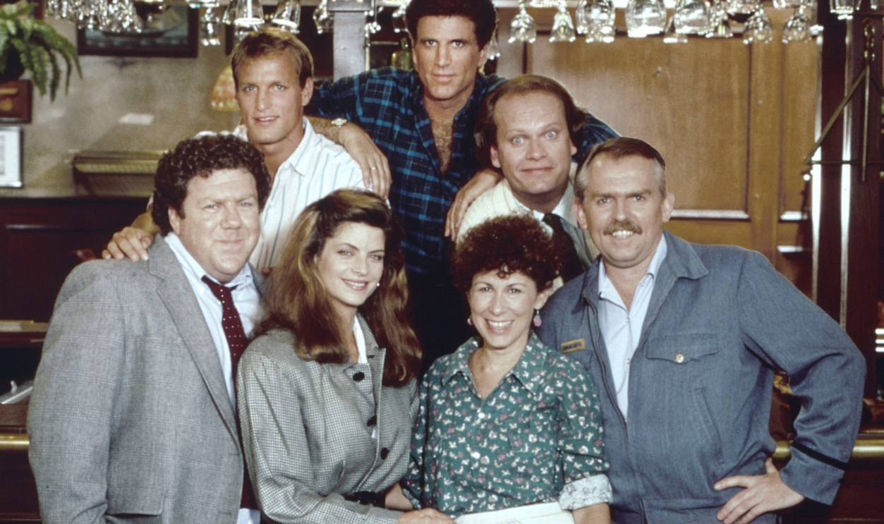 Cheers Cast Group Shot Season 1 Portrait Session 1983