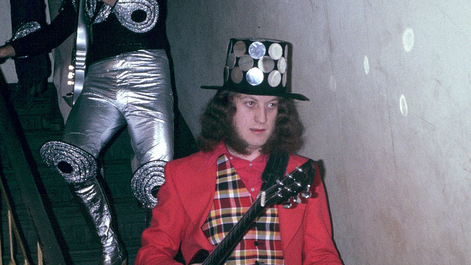 Noddy Holder, English rock musician of the band Slade