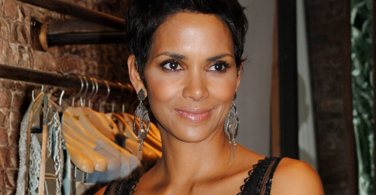 Actress Halle Berry at the 2010 New York Fashion Week.