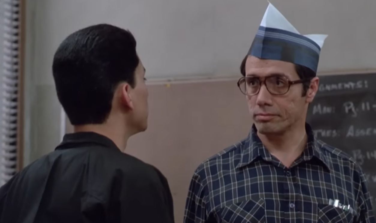 Screenshot from Stand and Deliver (1988)