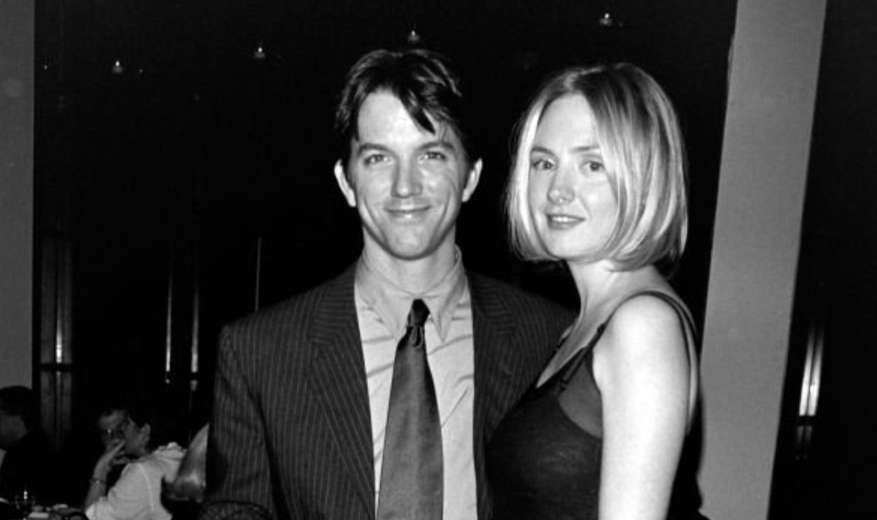 Jon Patrick Walker and Hope Davis attend the local premiere of