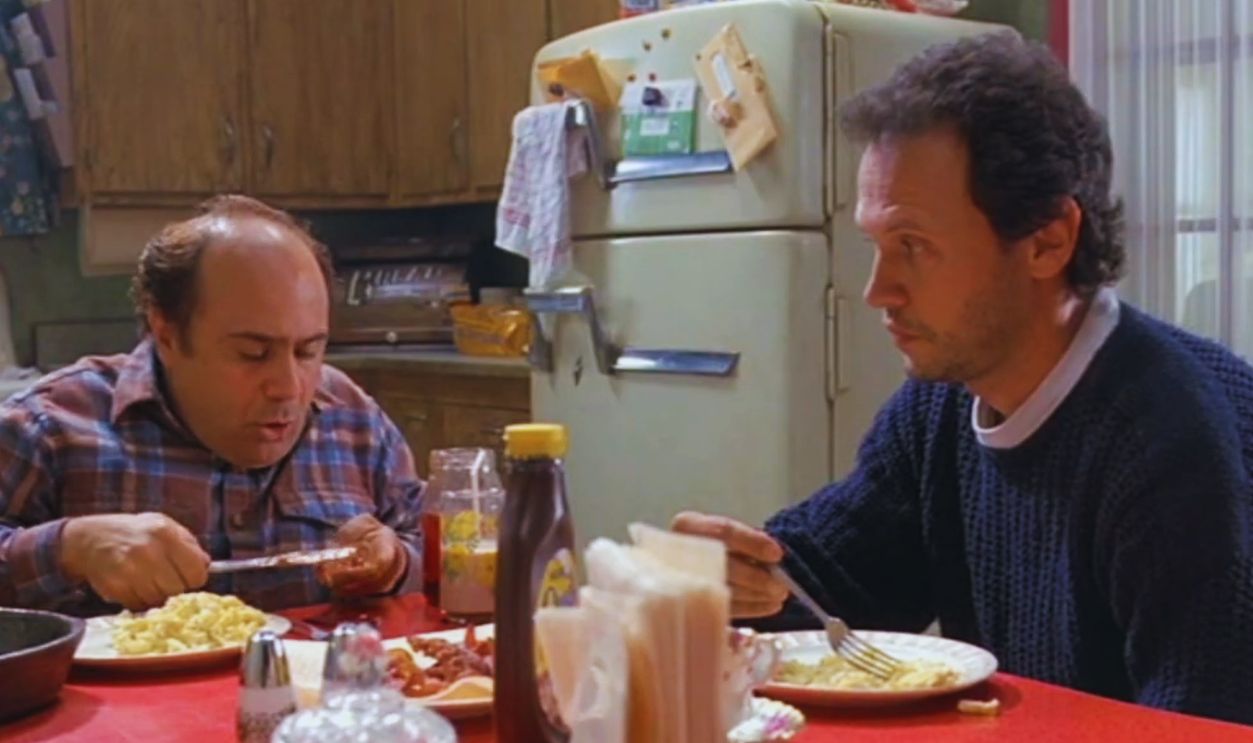 Screenshot from Throw Momma from the Train (1987)
