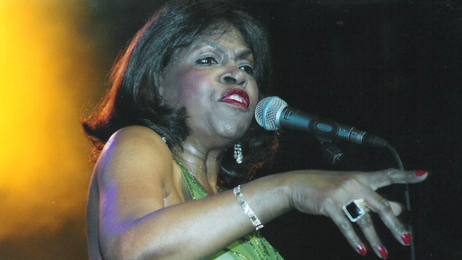 Maxine Brown, the soul singer, at Colne 2005