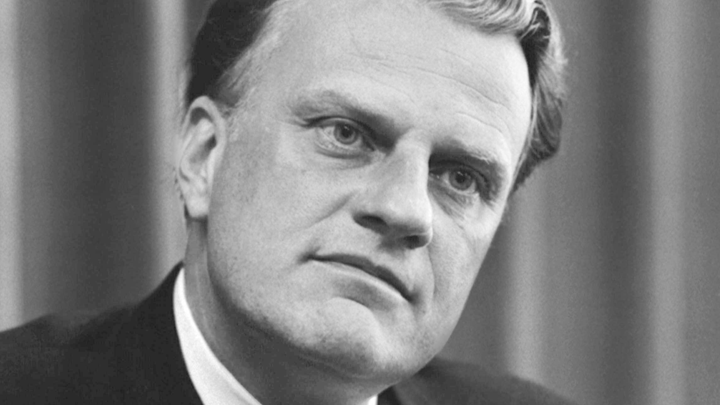 Billy Graham, American religious figure.
