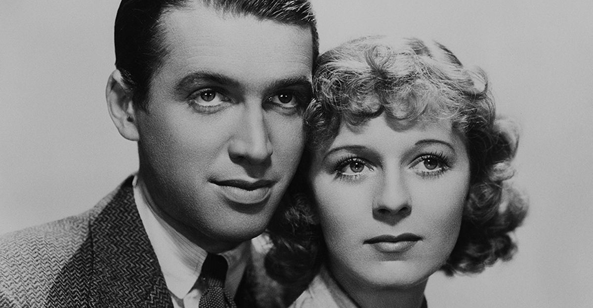 Actor James Stewart (1908-1997) and actress Margaret Sullavan (1911-1960) in an early 1930s' portrait.