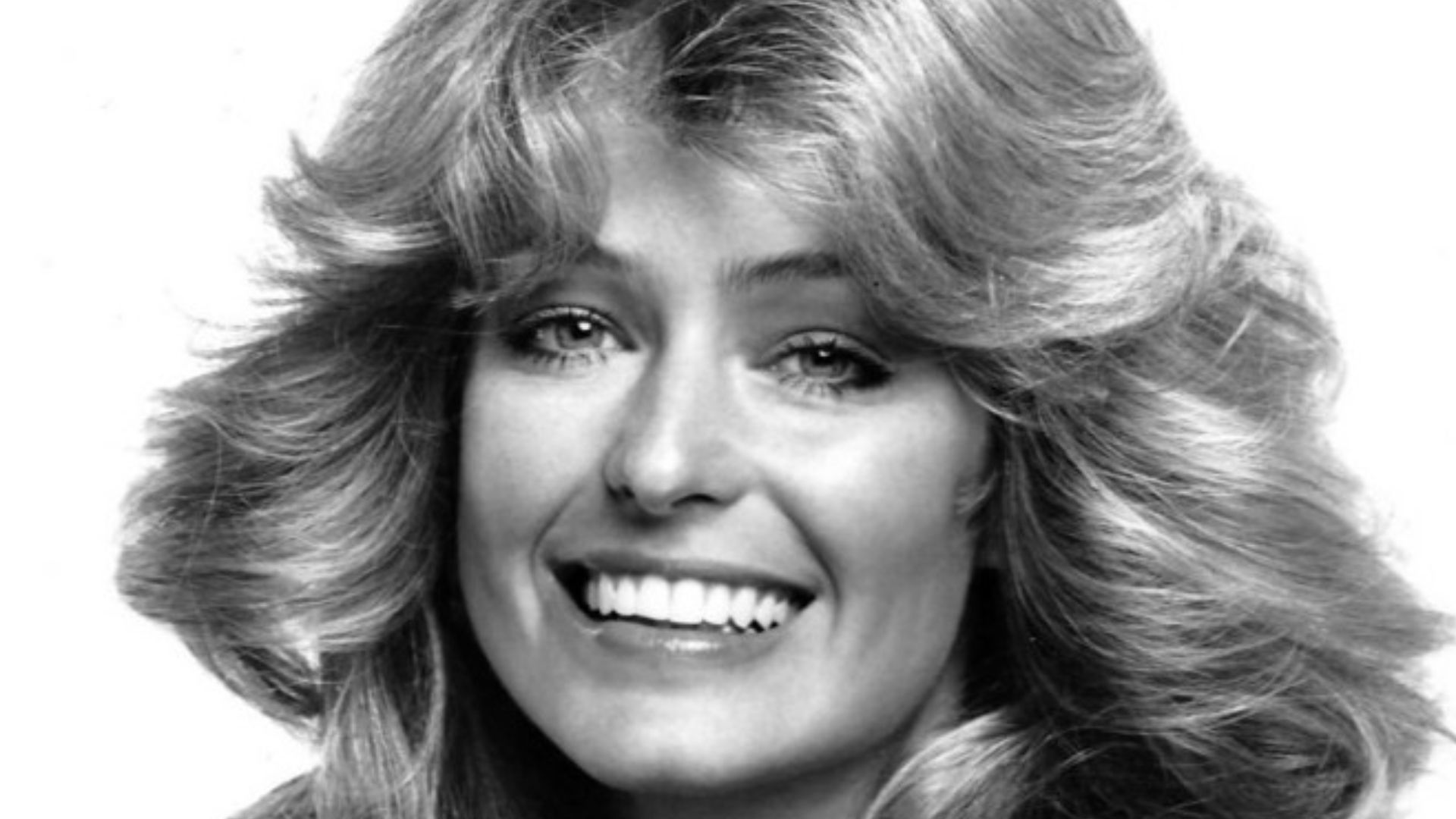 Photo of Farrah Fawcett from the television program Charlie's Angels.