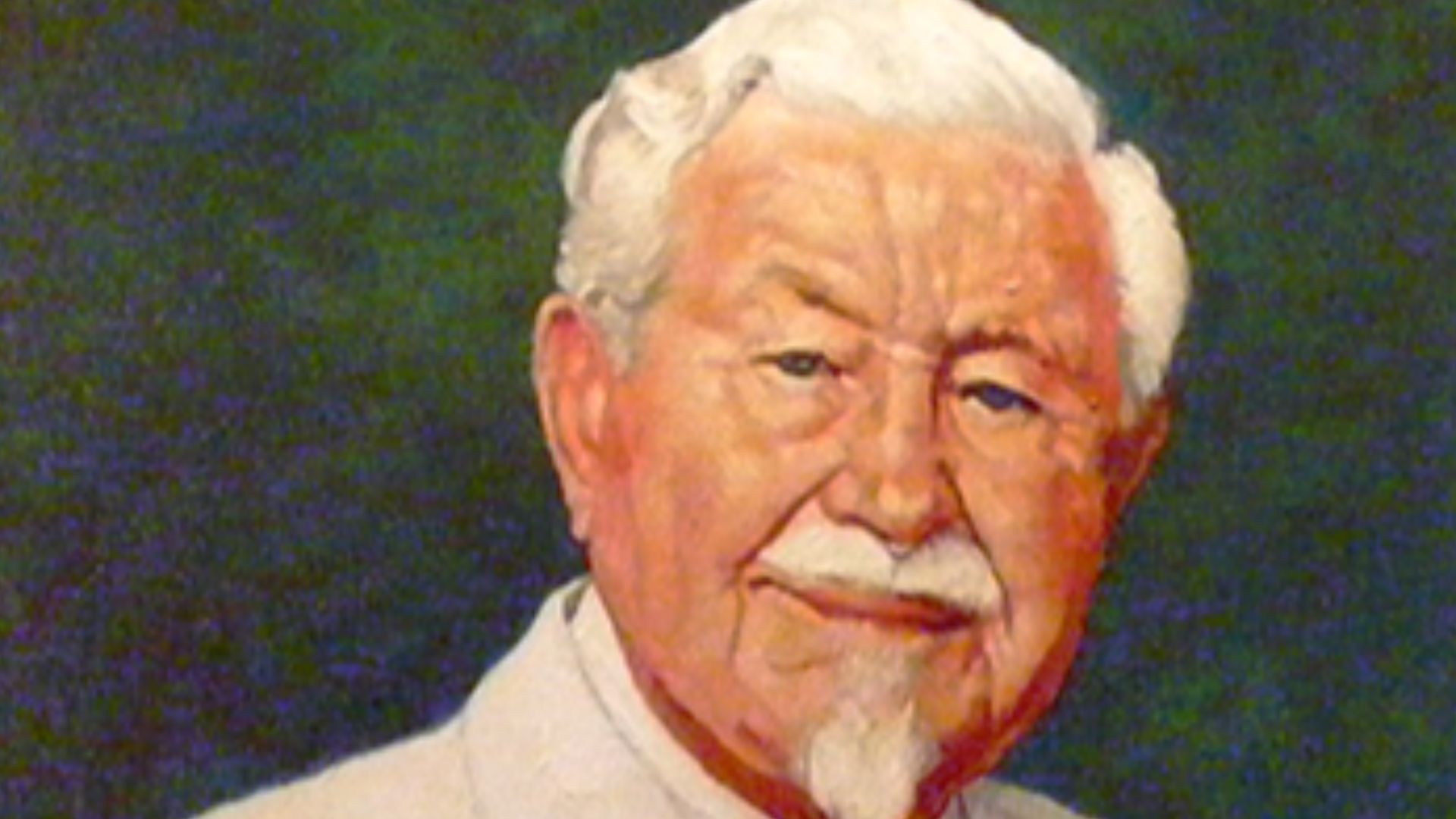 A portrait of Col. Harland Sanders, commission by Winston L. Shelton, painted by Norman Rockwell