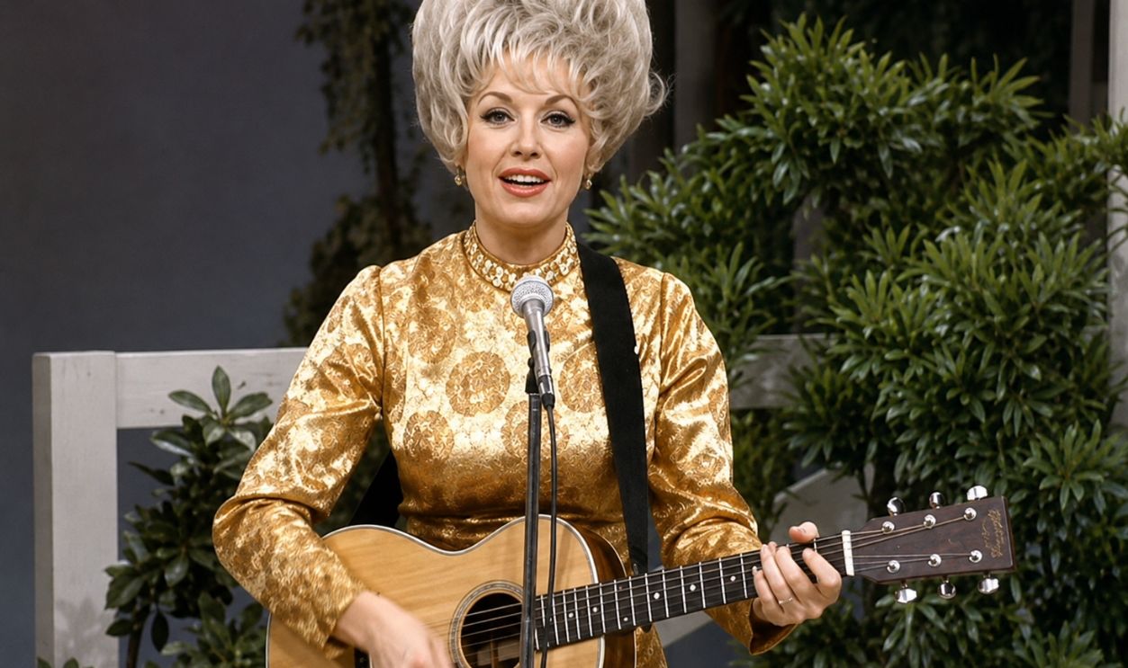Screenshot from The Porter Wagoner Show, Showbiz Inc.  (1961-1979), Enhanced      