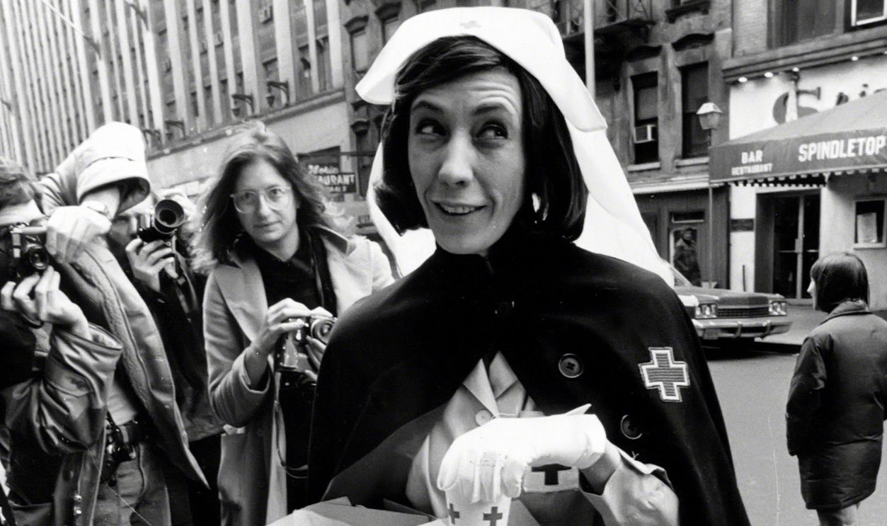 Lily Tomlin promoting her role as Mrs. Beasley from her Broadway show 