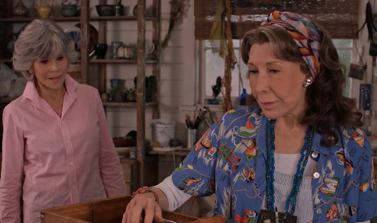 Screenshot from Grace and Frankie (2015–2022)