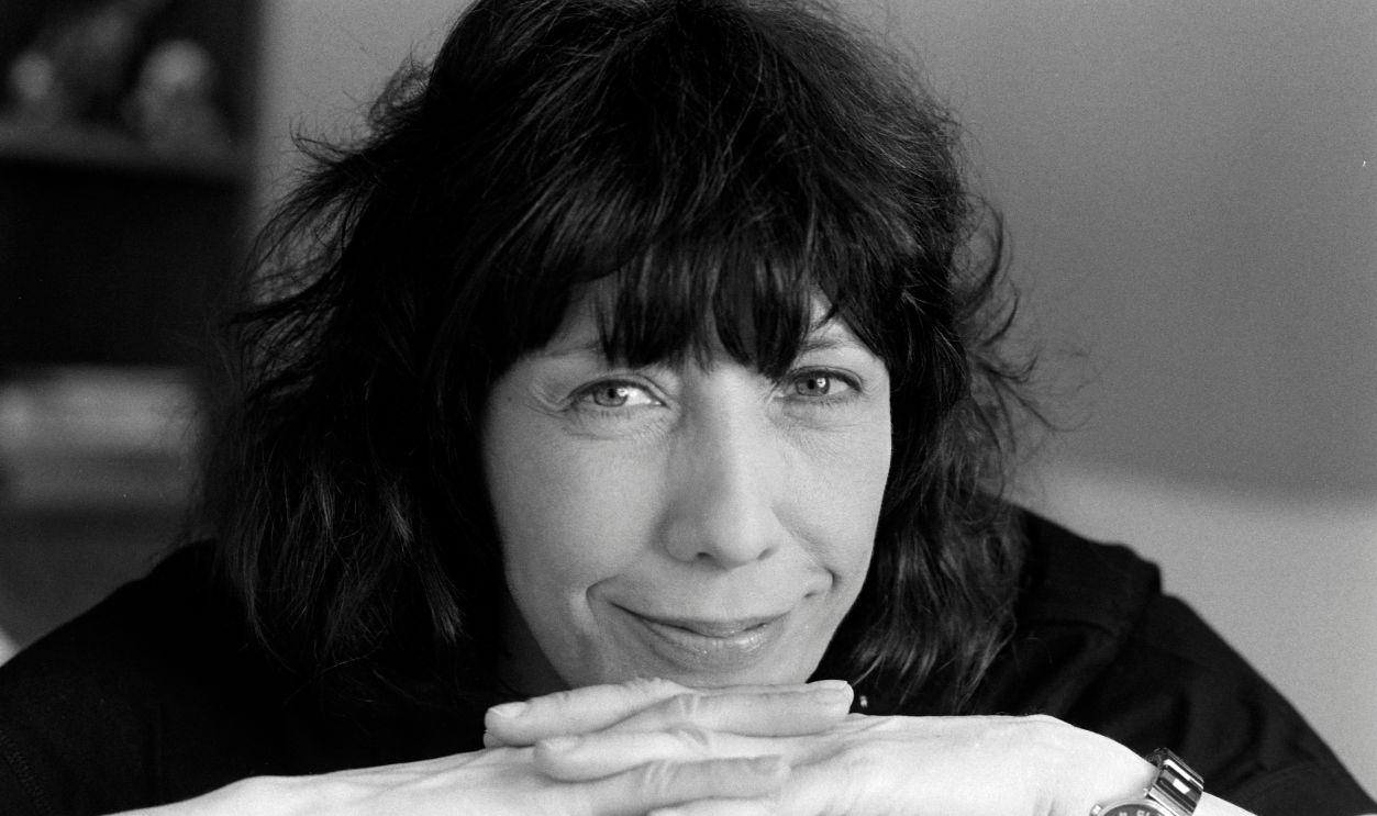 Actress and comedian Lily Tomlin poses for photographs during an interview.