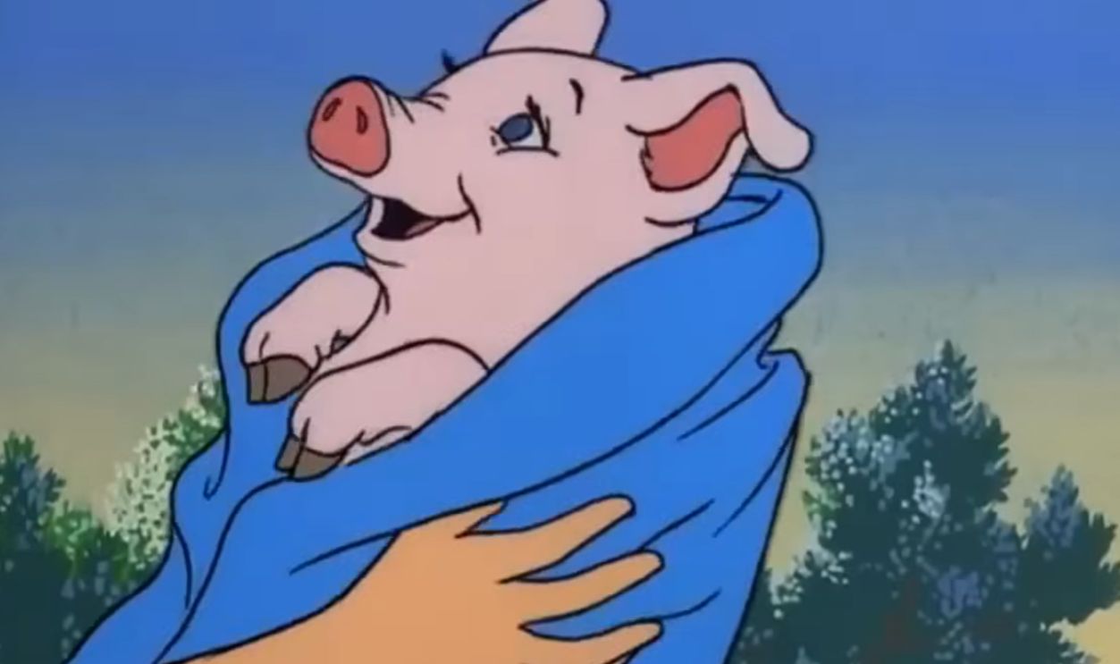 Screenshot from Charlotte’s Web (1973)