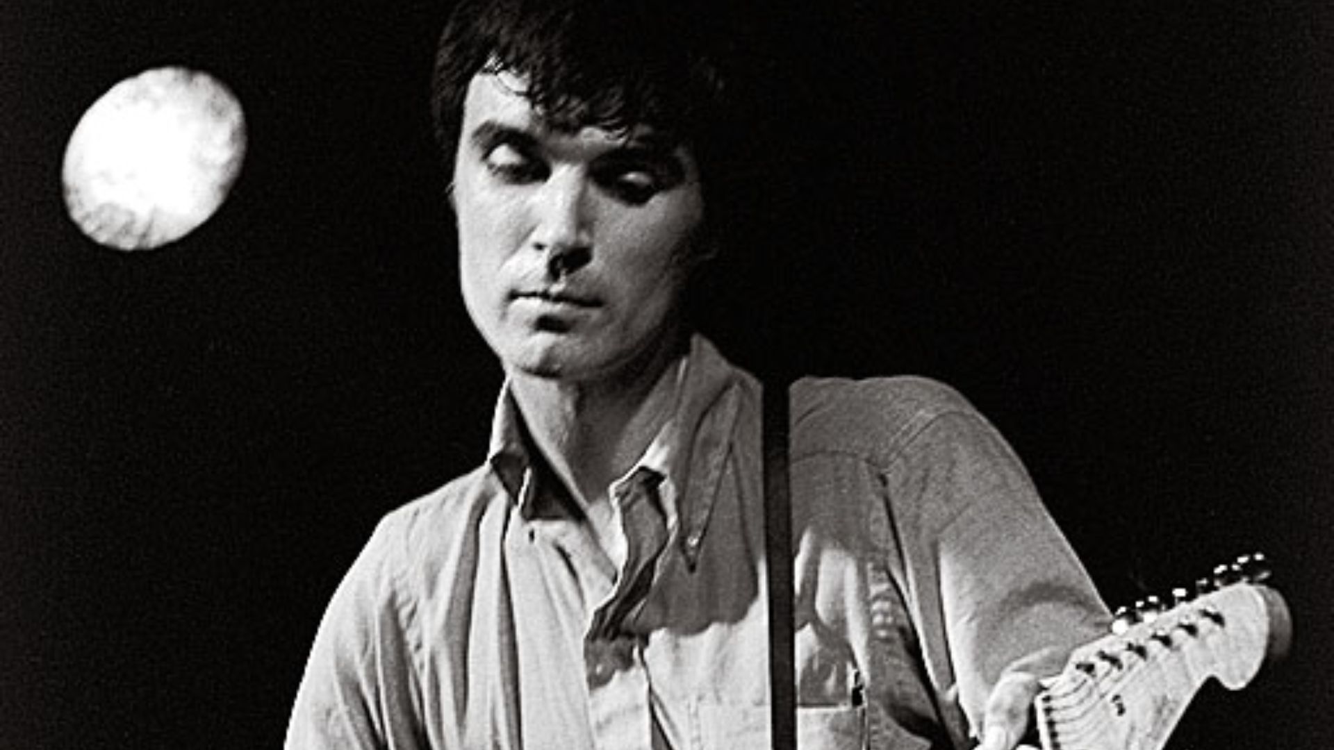 David Byrne onstage with Talking Heads, October 1, 1977 Jay's Longhorn Bar, Minneapolis, MN