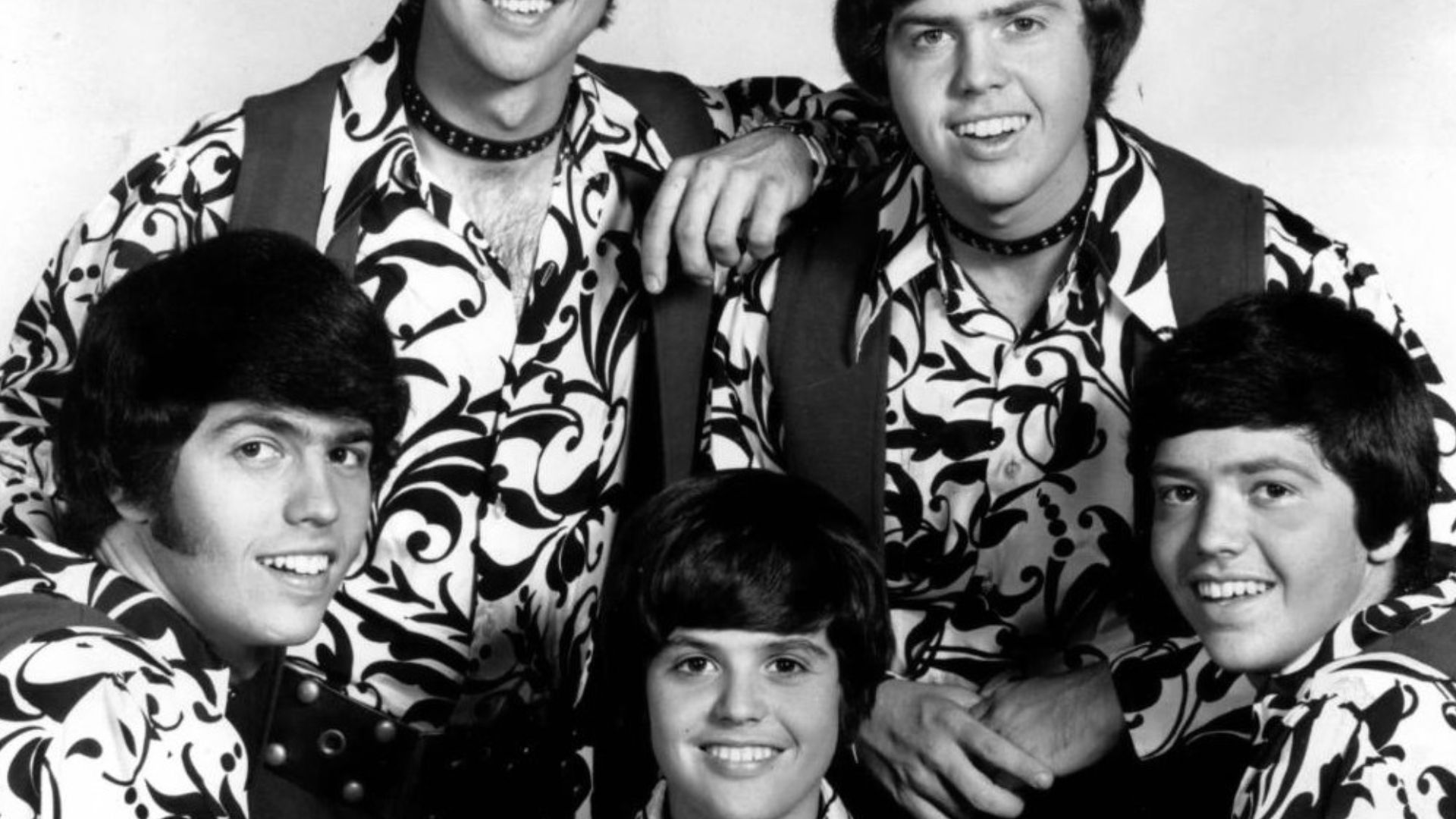 Publicity photo of the music group The Osmonds.