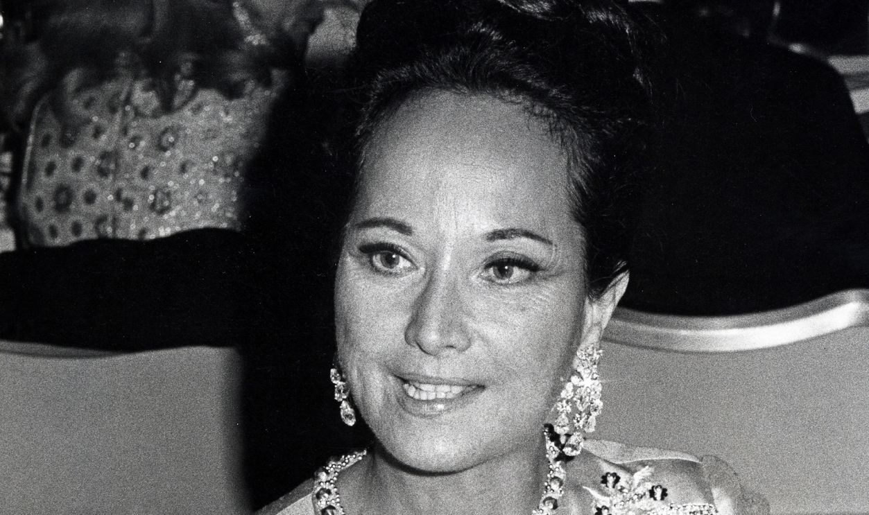 Merle Oberon during Gala Ball at The Plaza Hotel - November 20, 1970 at Plaza Hotel in New York City, New York, United States