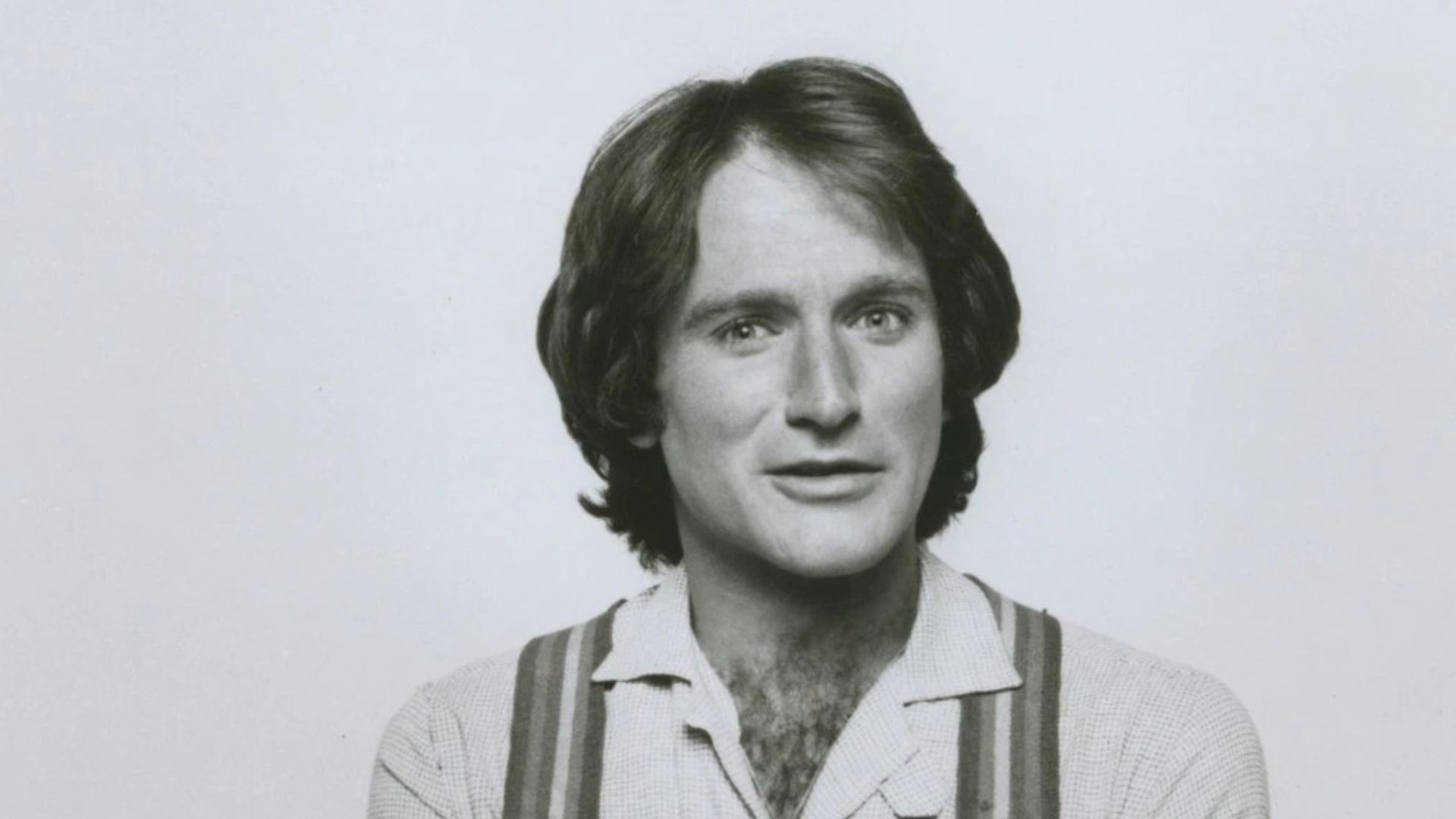 Robin Williams in a 1978 publicity photo for the ABC Television program Mork & Mindy