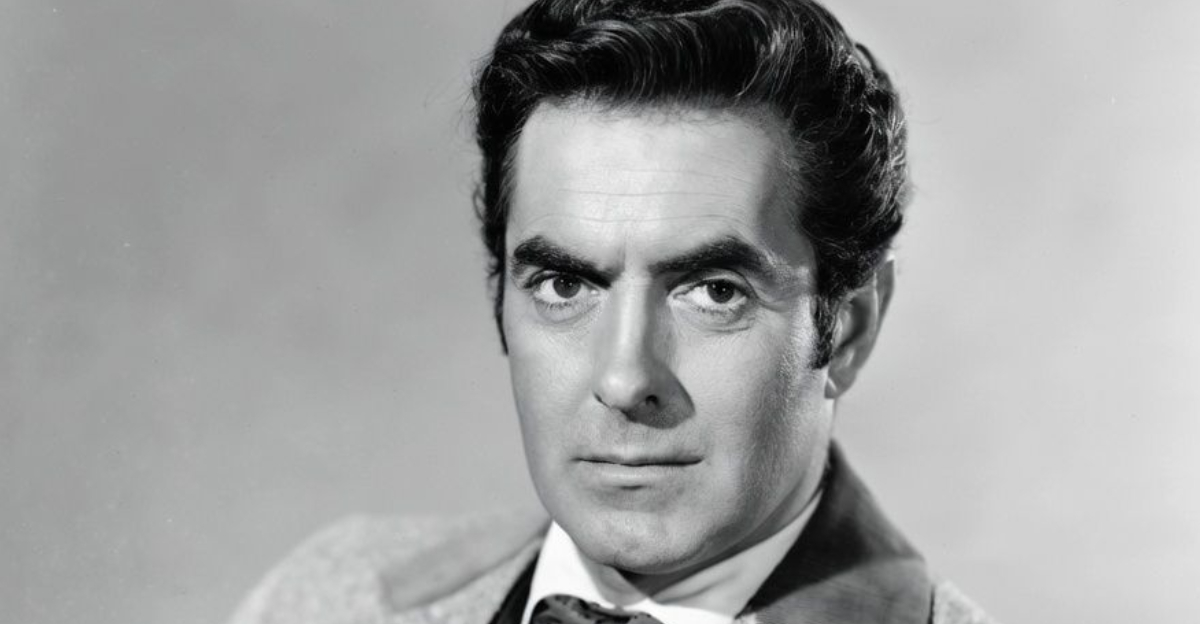 Tyrone Power as Mark Fallon in the film 'The Mississippi Gambler