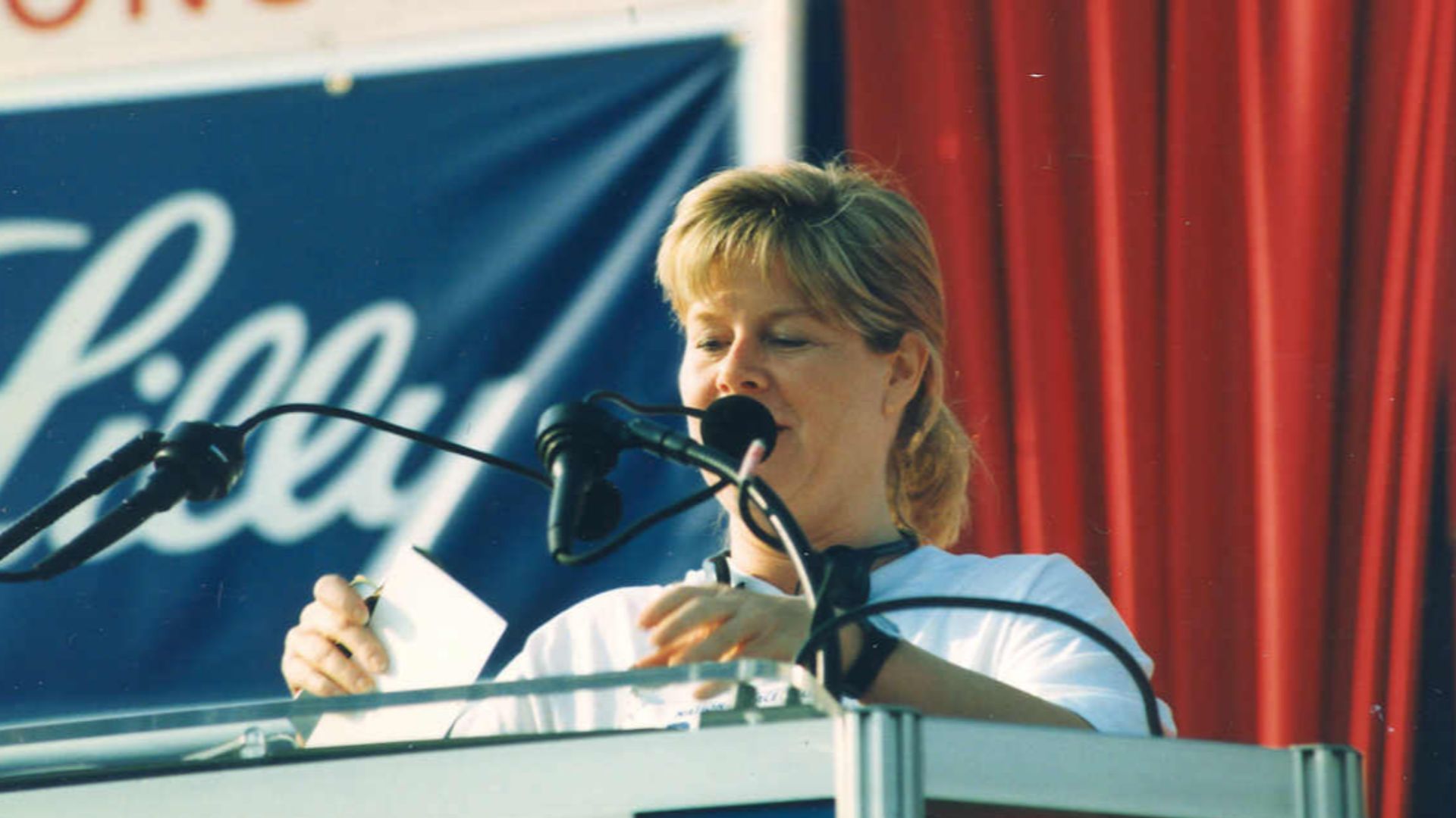 Tipper Gore . National Race for the Cure . National Mall . NW WDC . Saturday, 15 June 1996.