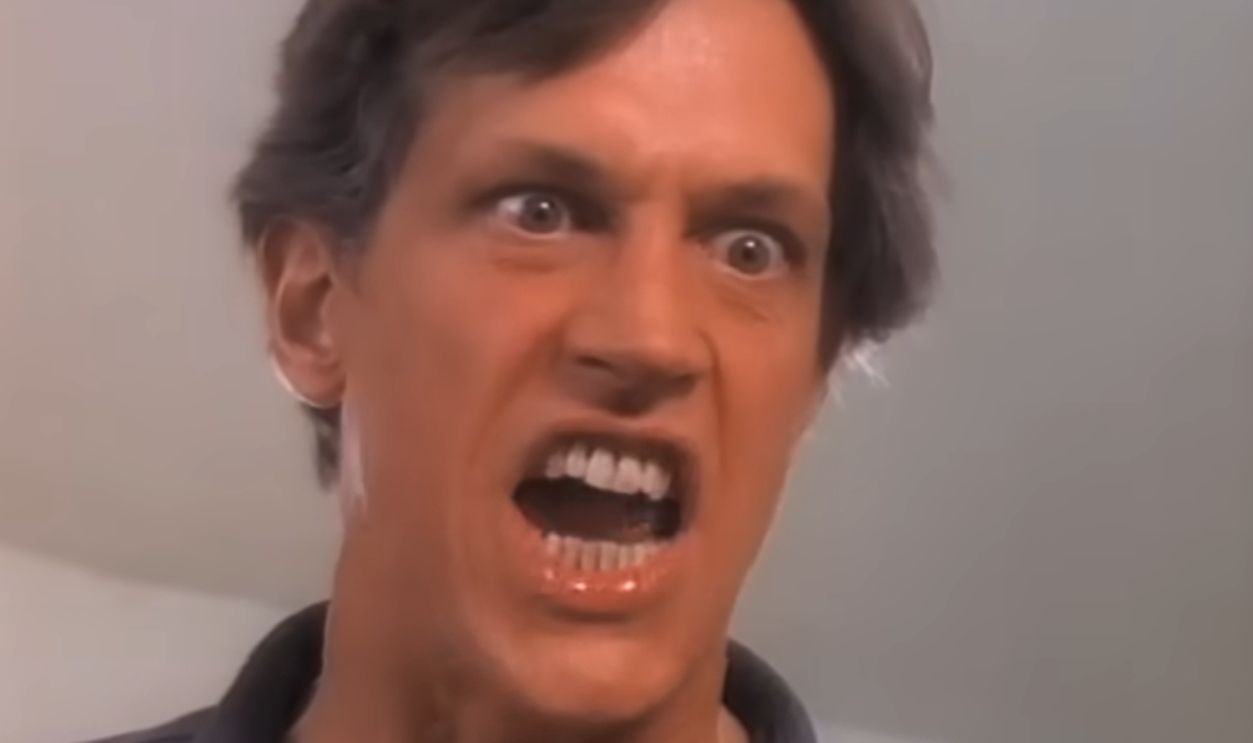 Screenshot from We're Not Gonna Take It, Atlantic Records (1984)