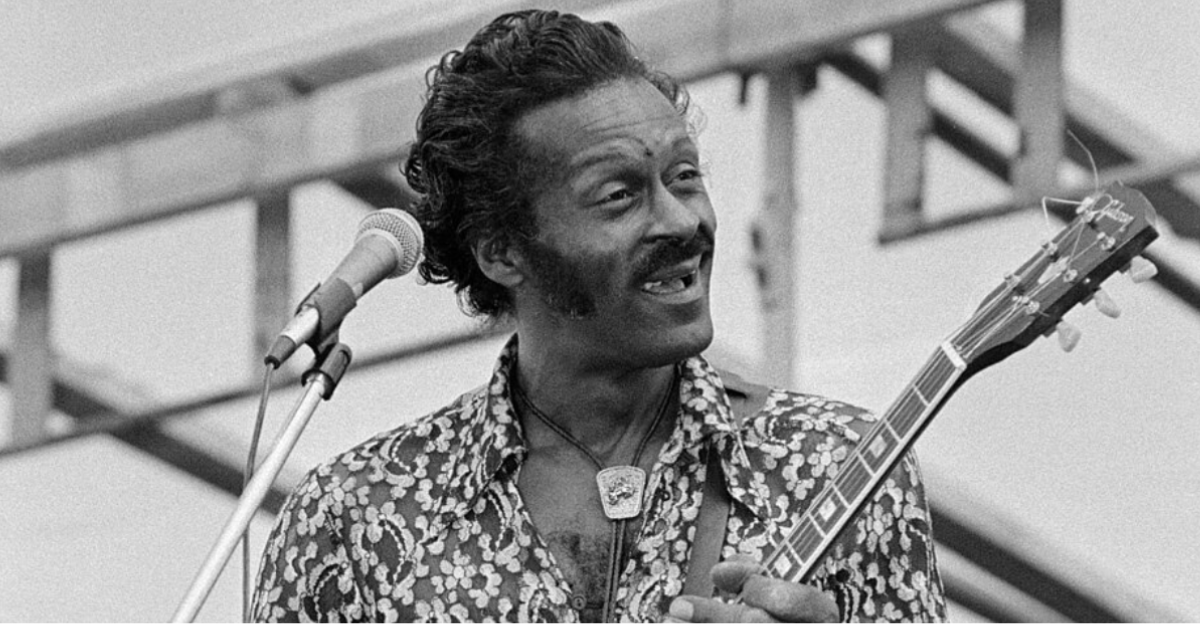 American musician Chuck Berry 