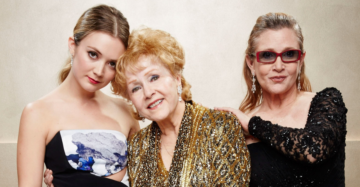 Billie Lourd, Carrie Fisher and Debbie Reynolds