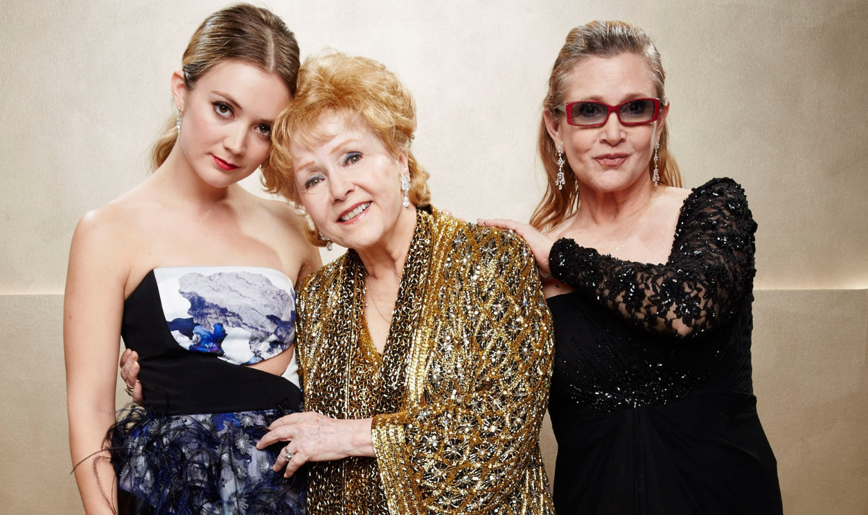 Billie Lourd, Carrie Fisher and Debbie Reynolds
