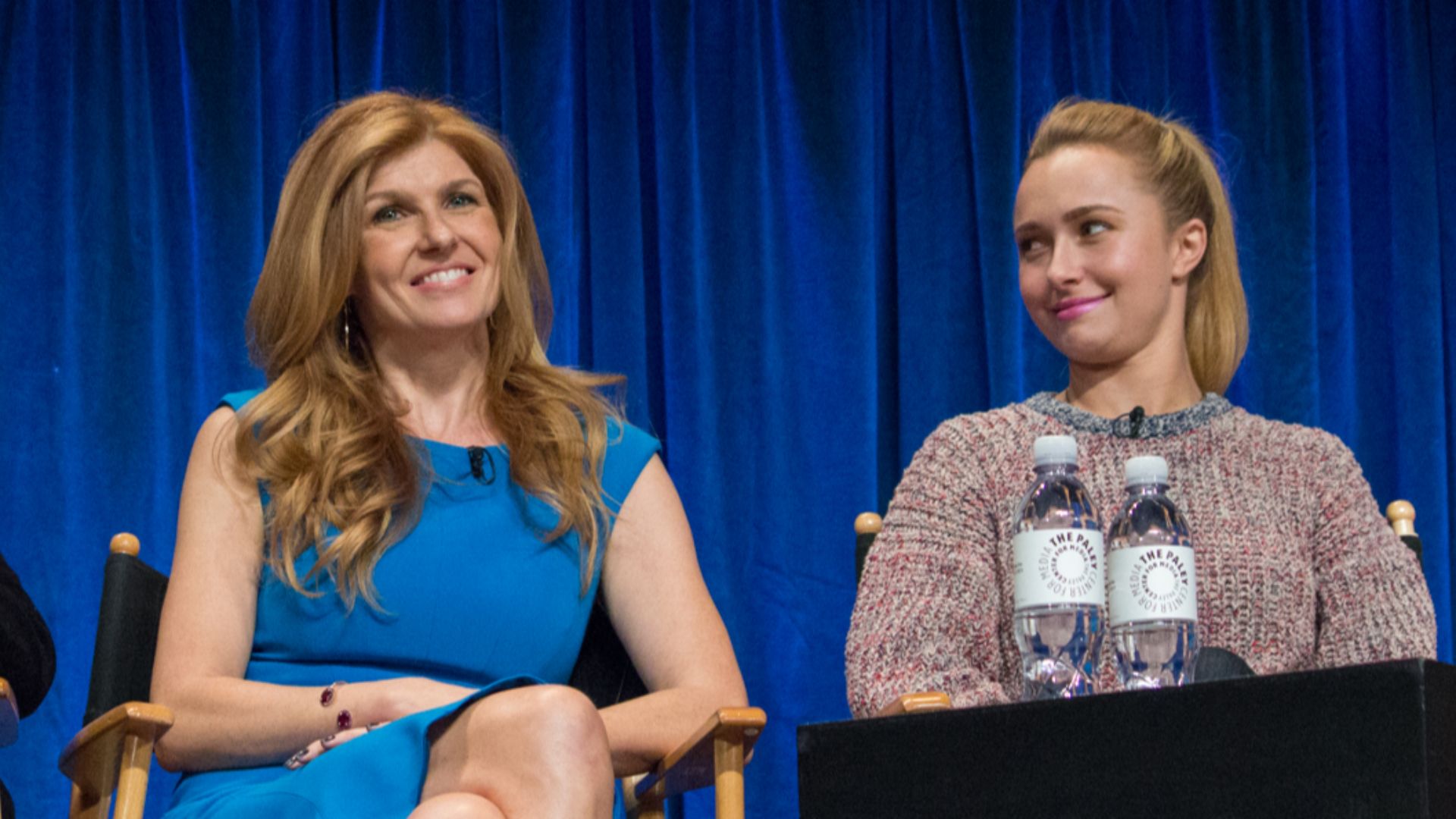 Charles Esten, Connie Britton and Hayden Panettiere at the PaleyFest 2013 panel on the TV show