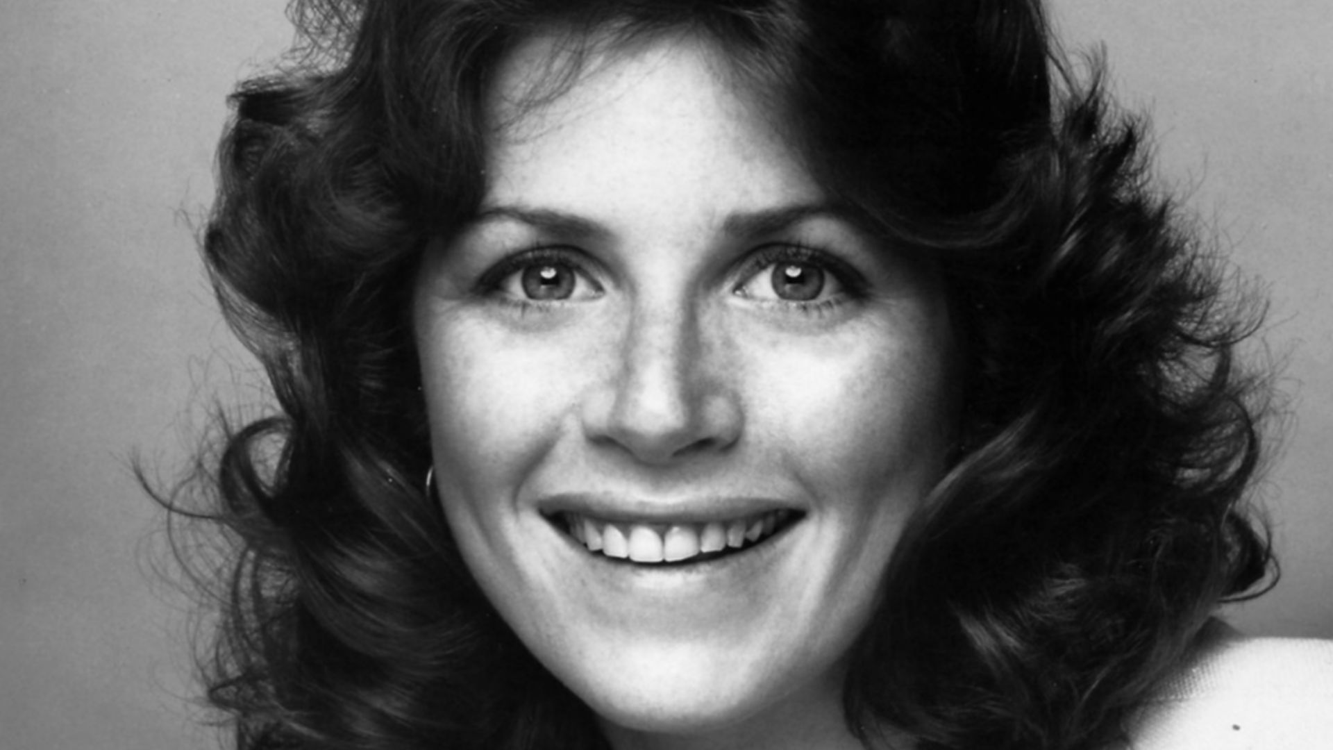 Photo of Marcia Strassman from the television program Welcome Back, Kotter. Strassman played Julie Kotter, the wife of teacher Gabe Kotter.